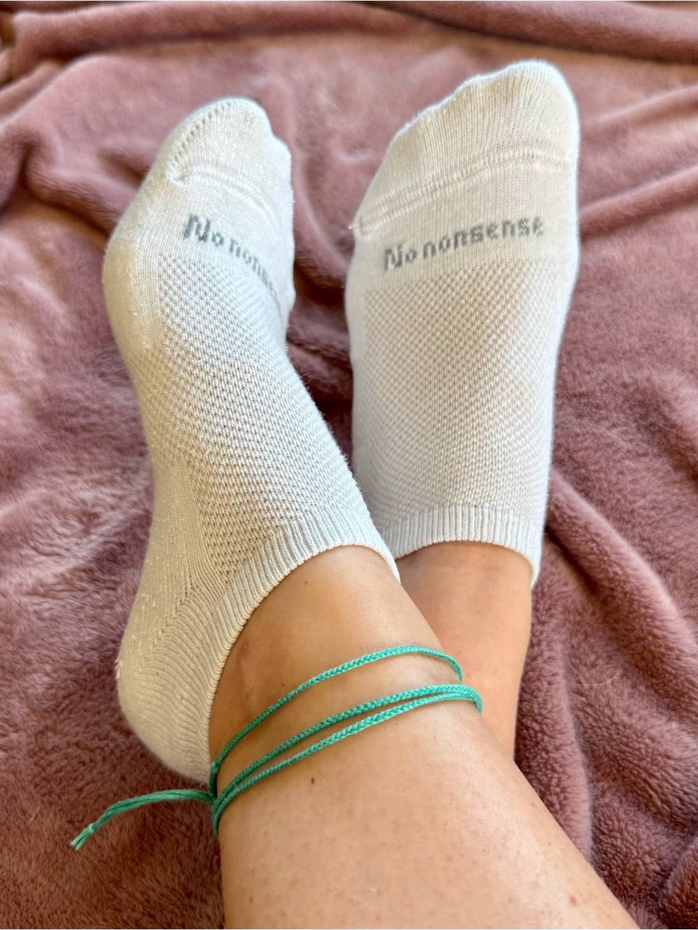 Used No Nonsense Low-Cut White Socks